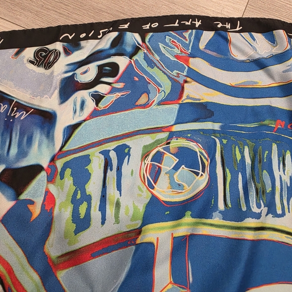 Hublot Vibrant Abstract Silk Scarf - Picture 11 of 15